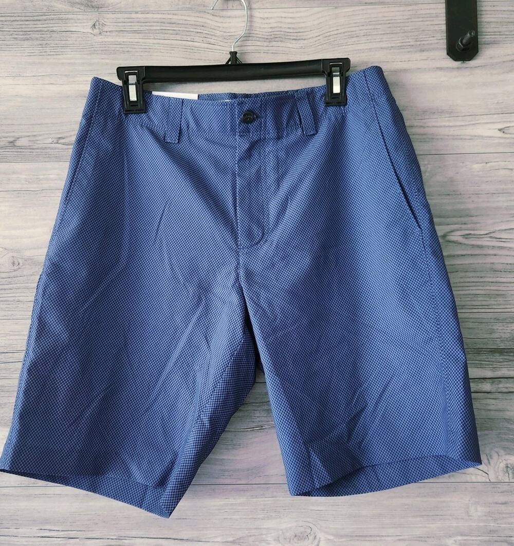 Callaway Stretch Opti-Dri Active Waistband Blue Golf Shorts Size 32W (32x9) NWT